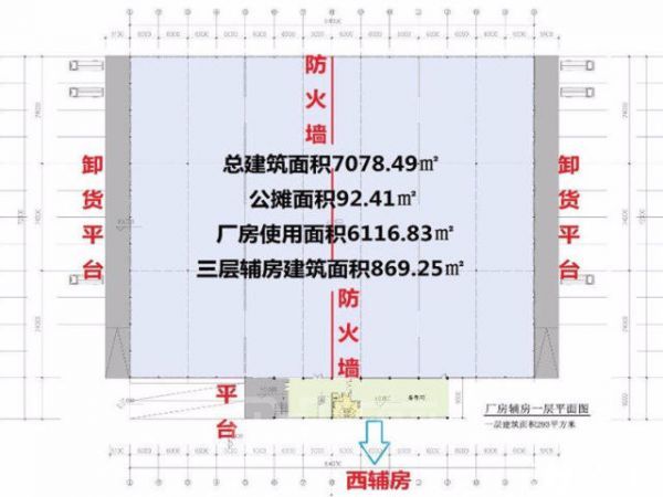 厂房正门图