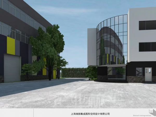 厂房正门图