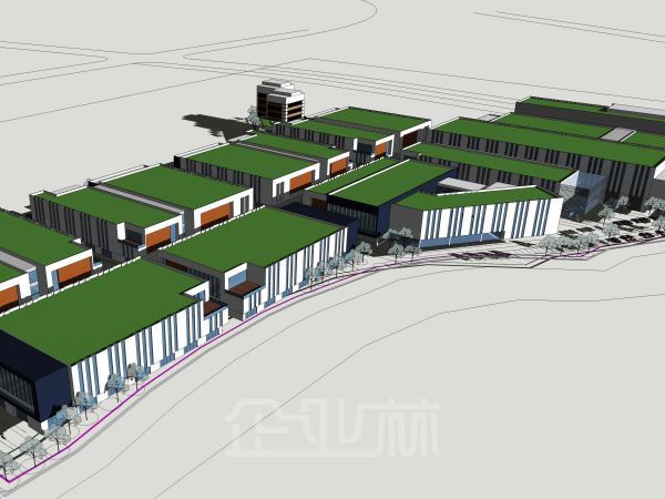 厂房正门图