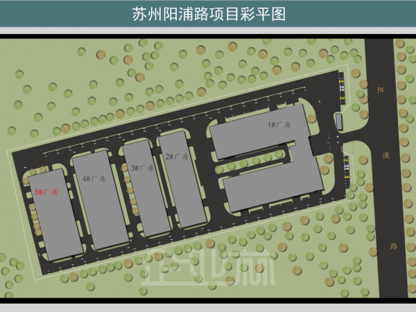 苏州工业园区阳浦路4层独栋12000平方厂房，每层都可根据需求分割面积1000、2000、3000平方不等（也可整租）
