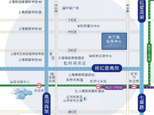 闵行虹桥商务区2000-10000平方米办公楼租赁