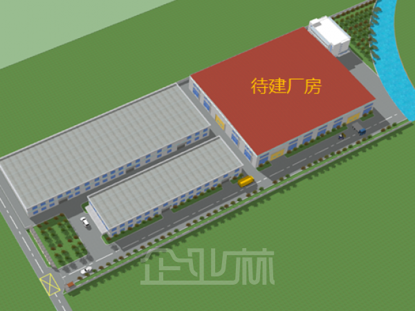厂房正门图