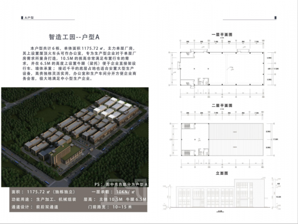 厂房正门图