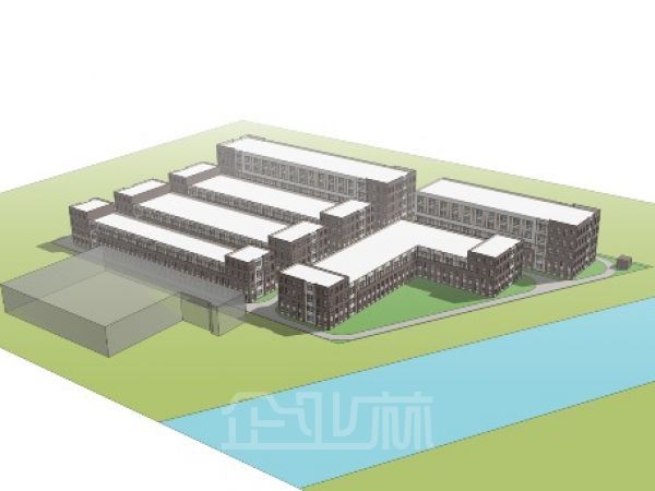 厂房正门图