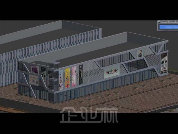 厂房正门图