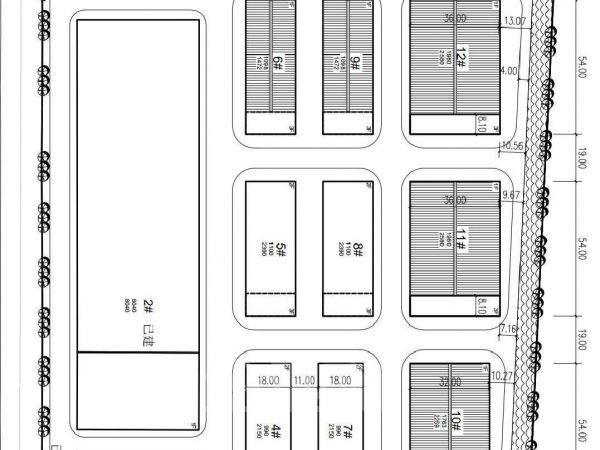 厂房正门图