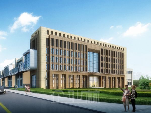 厂房正门图