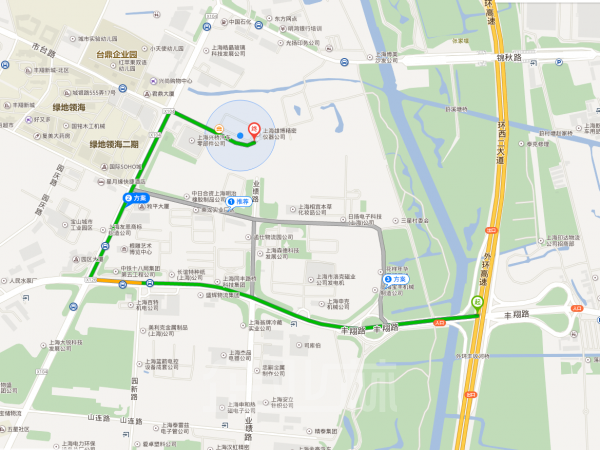 厂房正门图