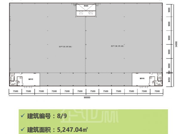 厂房正门图