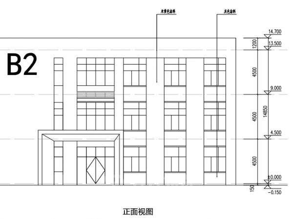 厂房正门图