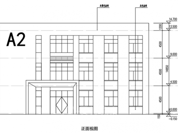 厂房正门图