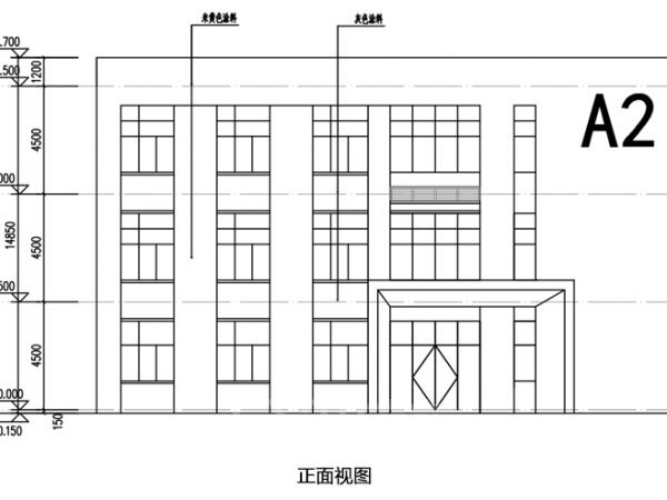 厂房正门图
