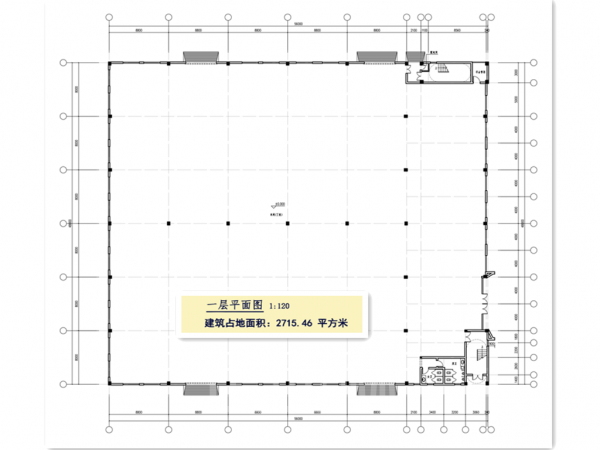 厂房正门图
