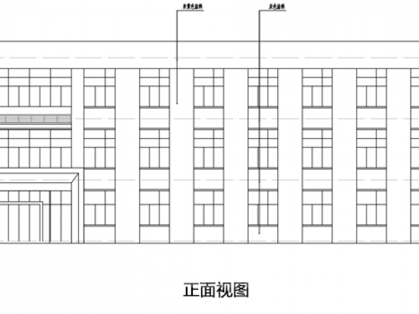 厂房正门图