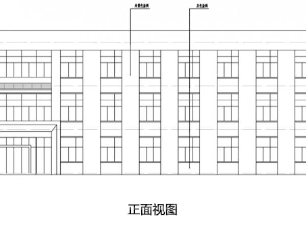 厂房正门图