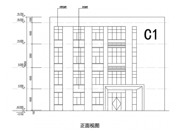 厂房正门图