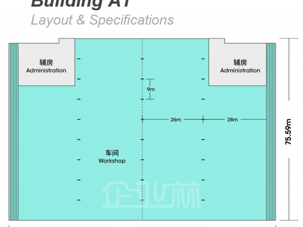 厂房正门图