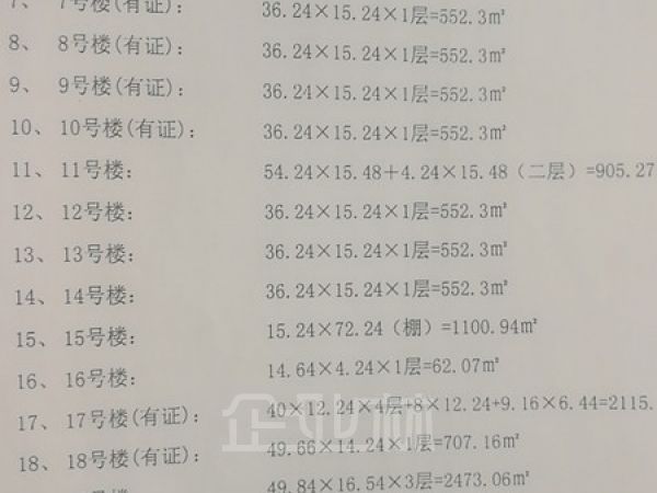 厂房正门图