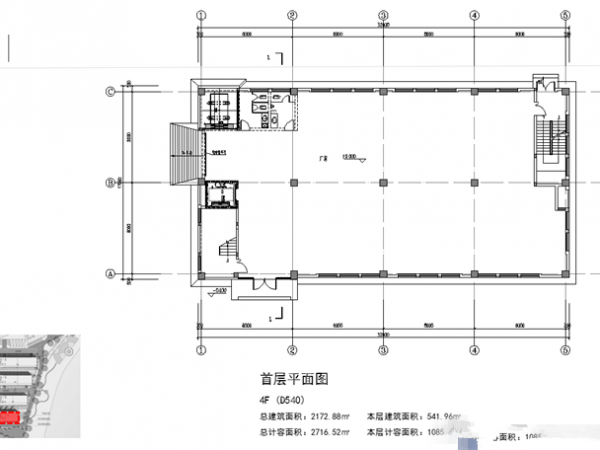 厂房正门图