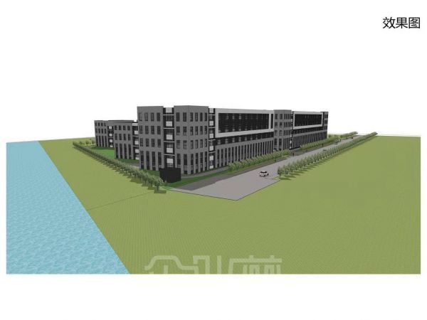 厂房正门图