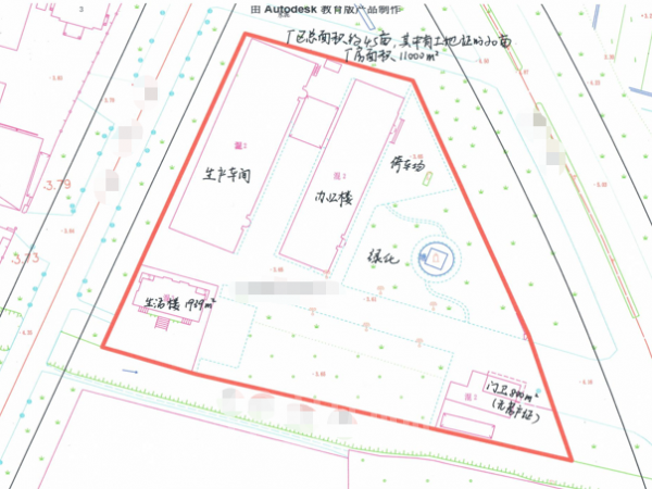 厂房正门图