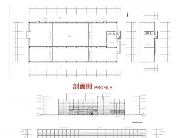 厂房正门图