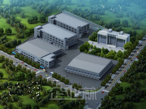 厂房正门图