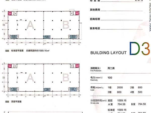 出租：上海松江新桥全新四层双拼厂房1600平！食品包办！单价低！