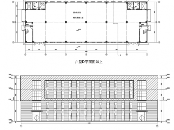 厂房正门图