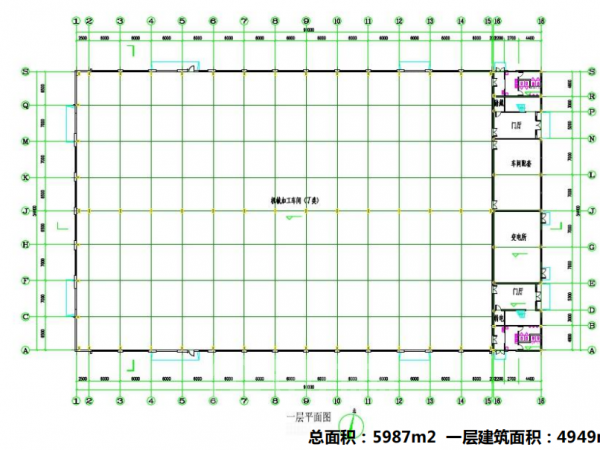 厂房正门图