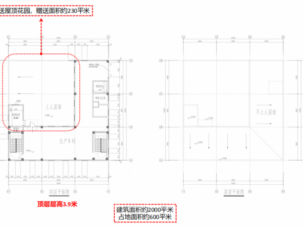 厂房正门图