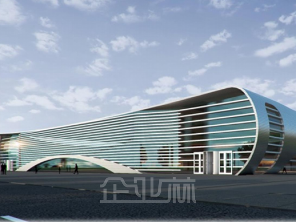 厂房正门图
