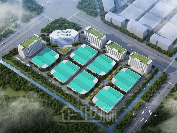 厂房正门图