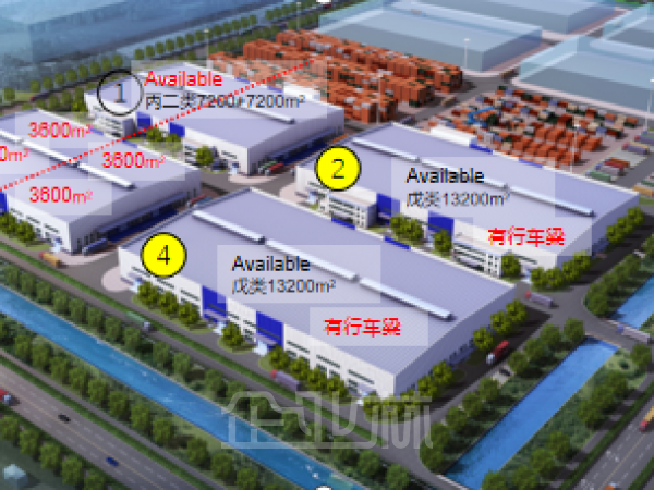 厂房正门图