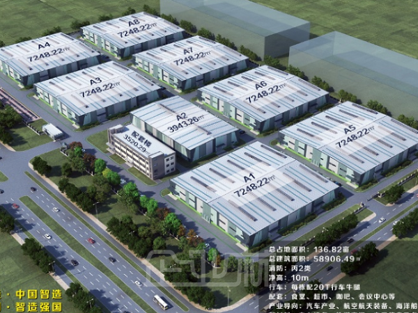 厂房正门图