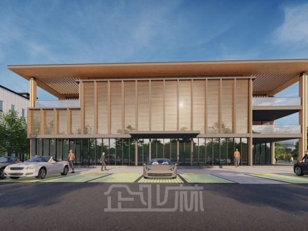 厂房正门图