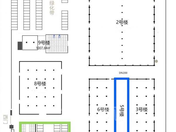 厂房正门图