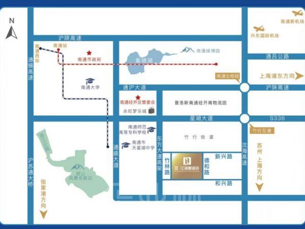 厂房正门图